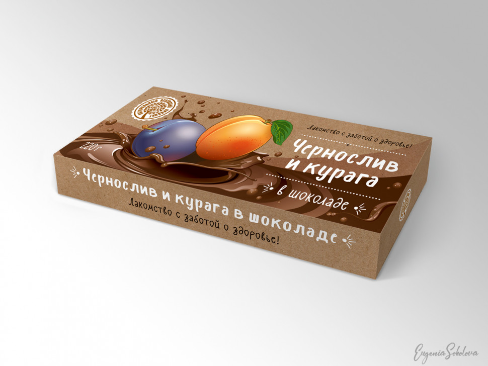  Чернослив и курага в шоколаде, 220г в Рязани