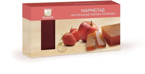  Мармелад пластовый 210г Яблоко-Клубника в Рязани